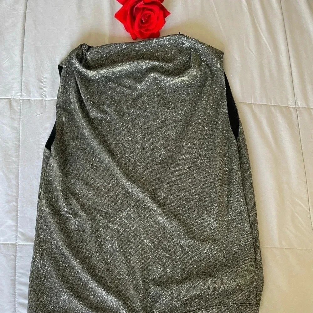 RtA Selma Sparkle cowl neck top - Picture 5 of 11